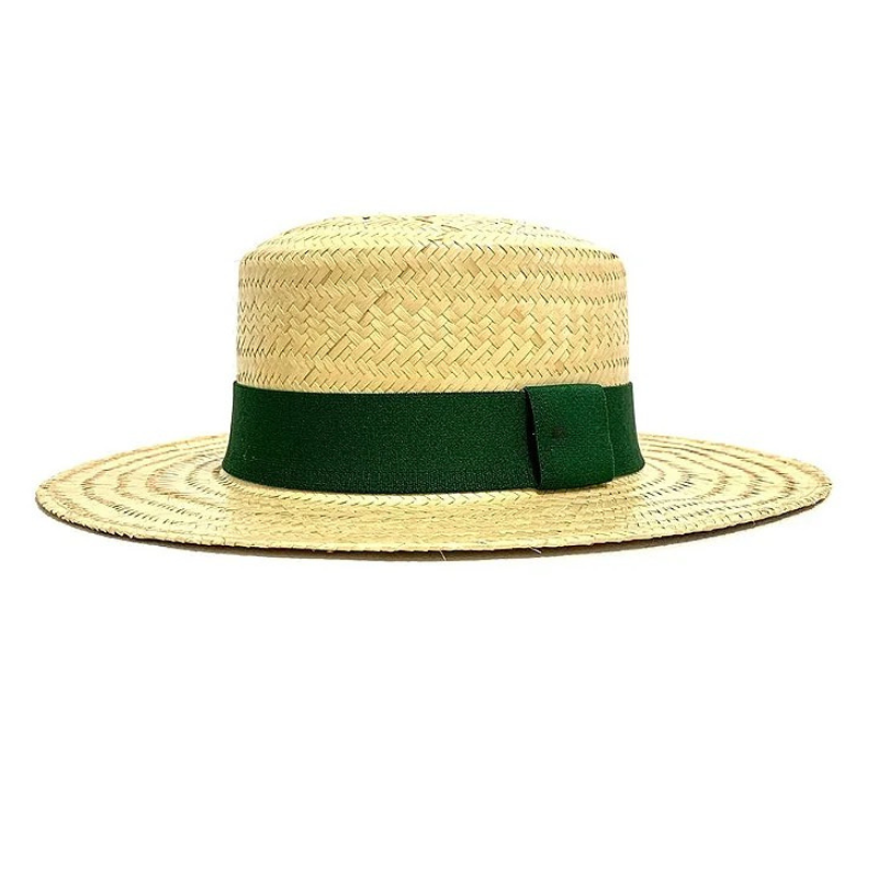 Sombrero de paja parisino con banda elástica