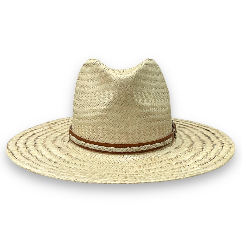 Sombrero de paja Violador con banda trenzada de primera calidad