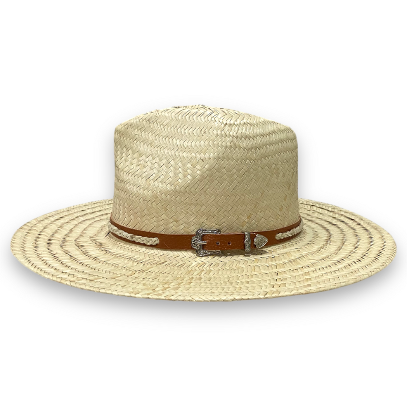 Sombrero de paja Violador con banda trenzada de primera calidad