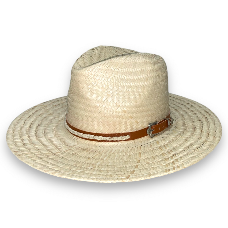 Sombrero de paja Violador con banda trenzada de primera calidad