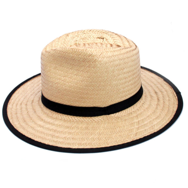 Sombrero de paja con banda elástica